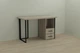 Компьютерный стол Ferrum-decor Отто 76x100x70 черный ДСП Дуб Сонома 32мм - изображение 1