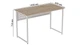 Компьютерный стол Ferrum-decor Майк 75x140x60 белый ДСП Дуб Сан-Марино 16мм - изображение 1