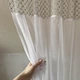 Кухонна тюль арка Adagio Windows Decor Сіра під будь-який карниз розміром 2,8х1,7м, легка коротка штора для вікна - зображення 2