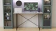 Стол письменный Line Лайт Ferrum-decor 750x1200x600 Черный металл ДСП Бетон 16 мм (LINE128) - изображение 5
