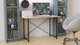 Стіл письмовий Line Лайт Ferrum-decor 750x1200x600 Чорний метал ДСП Дуб Сан-Маріно 16 мм (LINE123) - зображення 4