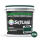 Фарба гумова супереластична надстійка «РабберФлекс» SkyLine Зелений RAL 6005 1.2 кг - зображення 2