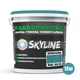 Краска резиновая суперэластичная сверхстойкая «РабберФлекс» SkyLine Бирюзовая RAL 5018 12 кг - изображение 2