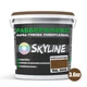 Краска резиновая суперэластичная сверхстойкая «РабберФлекс» SkyLine Желто-коричневая RAL 8008 3,6 кг - изображение 2