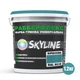 Фарба гумова супереластична надстійка «РабберФлекс» SkyLine Бірюзова RAL 5018 1,2 кг - зображення 2