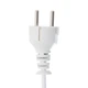 Кабель питания от сети 220 вольт для Apple MacBook Extradigital KBP1796 1.8 м белый - изображение 5