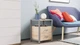 Тумба универсальная Ferrum-decor Вивьен 2/2 50x41x40 серый ДСП Дуб Сан-Марино 16мм (XK00122) - изображение 3