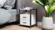 Тумба универсальная Ferrum-decor Вивьен 2/2 50x41x40 черный ДСП Белое 16мм (XK00109) - изображение 1