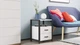 Тумба универсальная Ferrum-decor Вивьен 2/2 50x41x40 черный ДСП Белое 16мм (XK00109) - изображение 3