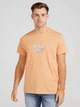 Футболка хлопковая длинная мужская Guess 676664312 2XL Оранжевая (1159791701) - изображение 1