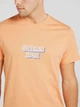 Футболка хлопковая длинная мужская Guess 676664312 2XL Оранжевая (1159791701) - изображение 3