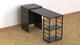 Стол-тумба трансформер Смарт 2/2 Ferrum-decor 750x1450x600 Черный металл ДСП Венге Магия 16 мм (SMART209VE) - изображение 2