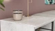 Стол-тумба трансформер Смарт 2/2 Ferrum-decor 750x1450x600 Черный металл ДСП Бетон 16 мм (SMART213) - изображение 7