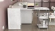 Стол-тумба трансформер Смарт 2/2 Ferrum-decor 750x1450x600 Черный металл ДСП Бетон 16 мм (SMART213) - изображение 8