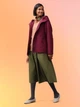 Парка демисезонная женская Uniqlo 541520907 XS Бордовая (1159795822) - изображение 5