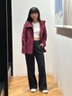 Парка демисезонная женская Uniqlo 541520907 XS Бордовая (1159795822) - изображение 6