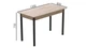 Стол кухонный Ferrum-decor Бенита 75x120x80 Черный ДСП Сан-Марино 16мм (BEN0016) - изображение 3