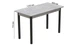 Стол кухонный Ferrum-decor Марио 75x120x80 Черный ДСП Бетон 16мм (MAR0021) - изображение 2