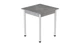 Стол кухонный Ferrum-decor Агата 75x80x80 Белый ДСП Бетон 16мм (AGA0042) - изображение 1