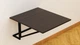 Стол раскладной Александр 3 Ferrum-decor 750x600x700 Черный металл ДСП Венге Магия 16 мм (ALEKS003VE) - изображение 1