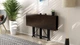 Стол-книжка трансформер Спайдер Ferrum-decor 750x1150x880 Черный металл ДСП Венге Магия 16 мм (SPAR003VE) - изображение 6