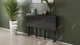 Стол-книжка трансформер Орион 3 Ferrum-decor 750x1150x880 Черный металл ДСП Сосна Кембра 16 мм (ORI303) - изображение 6