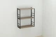 Книжкова полиця універсальна Ferrum-decor Стім 2 74x63x26 чорний ДСП Дуб Сонома Трюфель 16мм (XK00041) - зображення 1