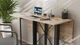 Стол-книжка трансформер Спайдер Ferrum-decor 750x1150x880 Черный металл ДСП Дуб Сан-Марино 16 мм (SPAR002) - изображение 8