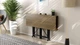 Стол-книжка трансформер Спайдер Ferrum-decor 750x1150x880 Черный металл ДСП Дуб Сонома Трюфель 16 мм (SPAR005) - изображение 6