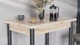 Обеденный стол-трансформер раскладной Берта Ferrum-decor 750x1400x900 Черный металл ДСП Дуб Сан-Марино 16 мм (BERT09) - изображение 8