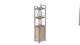 Этажерка 3/34 Ferrum-decor Серии Конект с тумбой 144x34x28 Серый ДСП Сан-Марино (FD1015) - изображение 1