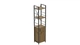 Этажерка 3/34 Ferrum-decor Серии Конект с тумбой 144x34x28 Черный ДСП Артизан (FD1005) - изображение 1
