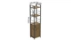 Этажерка 3/34 Ferrum-decor Серии Конект с тумбой 144x34x28 Черный ДСП Артизан (FD1005) - изображение 2