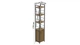 Етажерка 4/34 Ferrum-decor Серії Конект з тумбою 179x34x28 Чорний ДСП Артизан (FD1047) - зображення 2