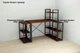 Этажерка 3/34 Ferrum-decor Серии Конект 73x34x28 черный ДСП Венге 16мм (XK00258VE) - изображение 3