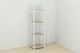 Этажерка 4/34 Ferrum-decor Серии Конект 120x34x28 белый ДСП Дуб Сонома 16мм (XK00244) - изображение 1