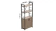 Етажерка 3/60 Ferrum-decor Серії Конект з тумбою 144x60x28 Чорний ДСП Сан-Марино (FRD-104443) - зображення 3