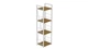 Этажерка 4/34 Ferrum-decor Серии Конект 120x34x28 белый ДСП Дуб Артизан 16мм (XK00243) - изображение 1