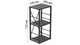 Етажерка 3/34 Ferrum-decor Серії Конект 73x34x28 чорний ДСП Сосна Кембра 16мм (FRD-104294) - зображення 5