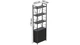 Этажерка 4/60 Ferrum-decor Серии Конект с тумбой 179x60x28 Черный ДСП Сосна Кембра (FD1065) - изображение 2