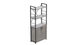 Етажерка 3/60 Ferrum-decor Серії Конект з тумбою 144x60x28 Чорний ДСП Бетон (FD1027) - зображення 1