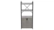 Етажерка 3/60 Ferrum-decor Серії Конект з тумбою 144x60x28 Чорний ДСП Бетон (FD1027) - зображення 3