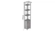 Етажерка 4/34 Ferrum-decor Серії Конект з тумбою 179x34x28 Сірий ДСП Бетон (FD1062) - зображення 2