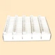 Органайзер-подставка кардхолдер для карточек, номерков, буклетов, пластиковых карт «NS»(лхдф) на 100 ячеек (N411150) белый - изображение 5