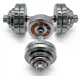 Гантели наборные металлические хромированные Newt Home Chrom 2 шт по 15 кг (NE-LG-R15) - изображение 4