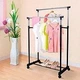Напольная двойная телескопическая вешалка-стойка для одежды Double Bar Rack Hight Ajustable Черный (SH772352) - изображение 7