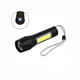 Компактный мощный аккумуляторный LED фонарик USB COP BL-511 Черный 158000 W (SH775462) - изображение 8