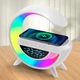 Настольная смарт лампа-ночник G-Smart RGB 15W Light Sound Machine White (4712IC457) - изображение 7