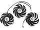 Вентилятор кулер для видеокарты MSI RTX 3060 3070 3080 3090 Ti GAMING X TRIO PowerLogic PLD09210B12HH (PLD09210S12HH) комплект 3 шт (№383.05) - изображение 1