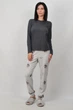 Піжама: лонгслів та брюки Roksana 50(2XL) Сірий (94099) - зображення 1